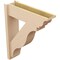 Ekena Millwork 8-in W x 28-in D x 34-in H Funston Trad Rough Cedar Woodgrain TimberThane Outlooker, Primed Tan OUTUR080X28X34FST04RCPR - alternate 4